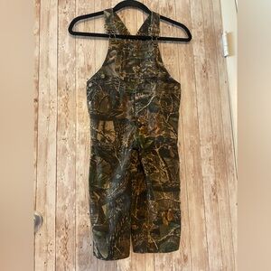 Cabela's Camouflage kids overalls size 3T green boys camo